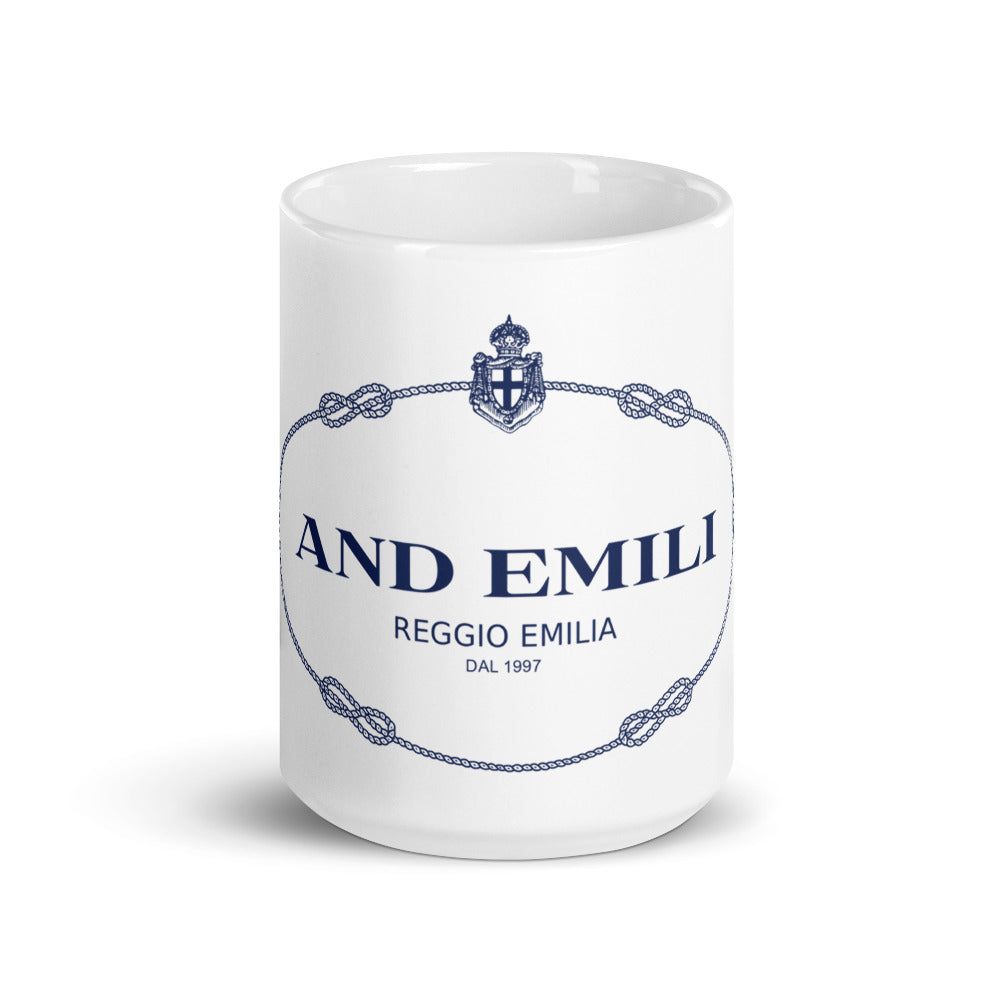 Il diavolo veste AND EMILI - Tazza bianca lucida