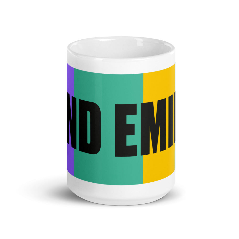 Colors - Tazza bianca lucida